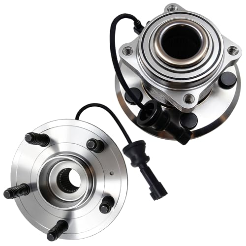 512440 Rear Wheel Bearing Hub Assembly for Chevrolet Equinox 2010-2017, GMC Terrain 2010 2011 2012 2013 2014 2015 2016 2017 (2PCS) - size: 512440