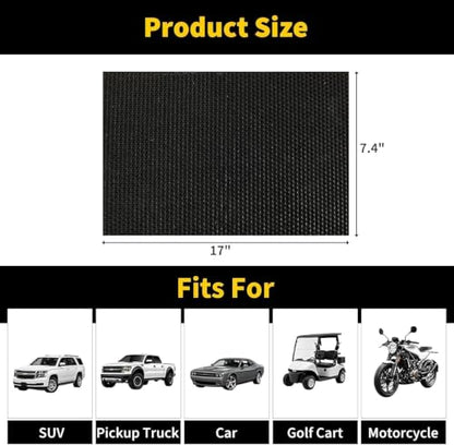 Towallmark Garage Floor Mat 7.4' x 17', Thick Premium Felt with Waterproof Backing, Heavy Duty Oil Absorbent Non-Slip Mat Protects Garage Floor for Large SUV, MPV, Pickup Truck & RV - size: 7.4' x 17'