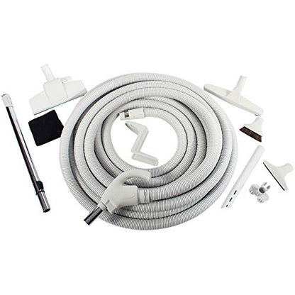 Cen-Tec Systems 94907 Central Vacuum Low Voltage Kit with 50 Ft. Switch Control Hose, Light Gray - size: 50 Ft. Hose