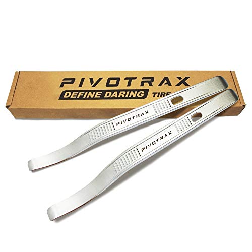 PIVOTRAX 15” Tire Mount | Demount Curved Iron Tire Lever | Wrench, Set of 2 Tire Spoons