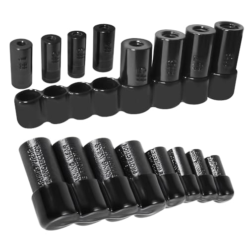 Tap Socket Set – 70500, 8-Piece Tap Sockets for 1/4" & 3/8" Drive, Fits MCTI Standard Taps up to 1/2", 1/8" NPT, and Metric Taps to 12mm