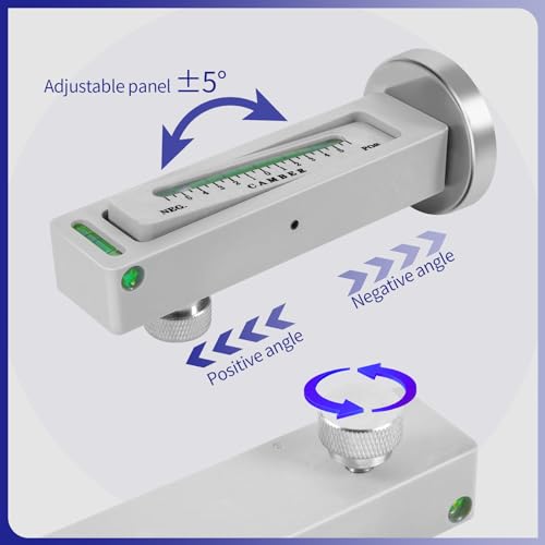 Ziopetru 2 Pack Adjustable Magnetic Gauge Tool, Wheel Camber, Caster Pillar and Wheel Alignment Tools for Automotive Truck RV Tire Repair - size: 2 PACK