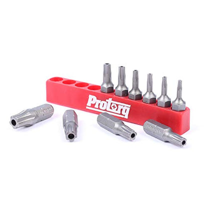 Protorq TORX PLUS IPR, Torx Plus 5-Point Tamper-Proof Security Bits (IPR 7-IPR 40), 25mm, 10 -Pieces, High Grade S2 Steel - size: 10pc 1 in. Torx Plus IPR
