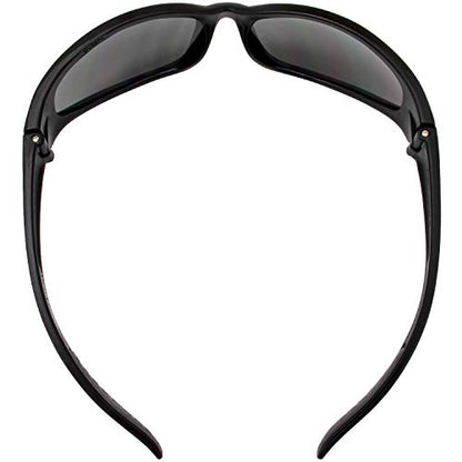 Global Vision Hercules Motorcycle Sunglasses Safety Riding Glasses Anti-Fog ANSI Rated - color: Black Frame/Smoke Lens