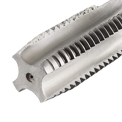 uxcell Metric Hand Tap M24 Thread 3 Pitch 4 Straight Flutes H2 Alloy Tool Steel Bottom & Taper Screw Tap Set Tapping Tools for Repairing 1 Pair - size: M24 x 3