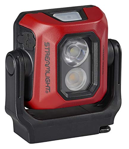 Streamlight 61510 Syclone 400-Lumen USB Rechargeable Multi-Function Compact Work Light, Red - size: Syclone