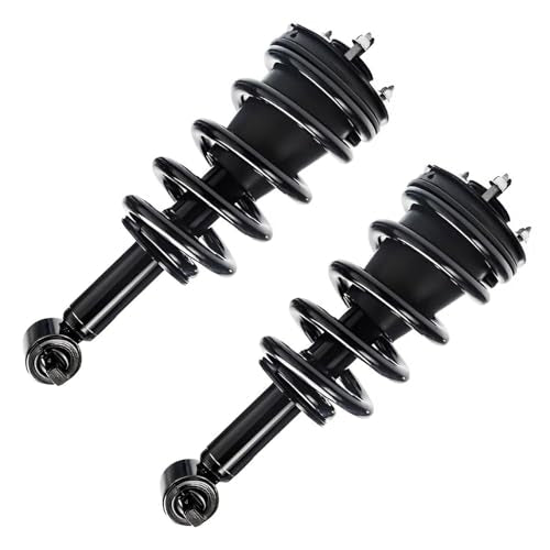 Detroit Axle - 6pc Struts Kit for 2014-2018 Chevrolet Silverado 1500 GMC Sierra 1500, 2 Front Struts w/Coil Spring Assembly 2 Front Sway Bar Ends 2 Rear Shock Absorbers 2015 2016 2017 Replacement - size: 6AQS47492-V1/ strut shock sway kit
