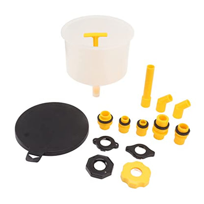 15Pcs Universal Coolant Fill Kit, Spill Proof Design, Reinforced Funnel for Car Radiator Cooling System