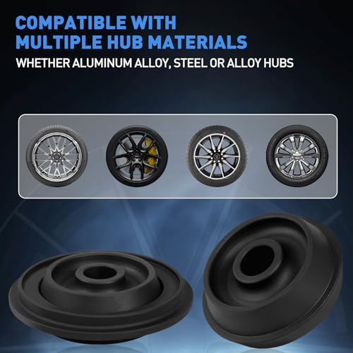 40mm Wheel Balancer Cone Universal Hub Centric Adapter Cone for Tire Balancing Machines, 4.72"- 6.77" Dual Sided Collet Centering Cone Compatible with Light Truck Cars Caravans SUVs, with 188mm Spacer