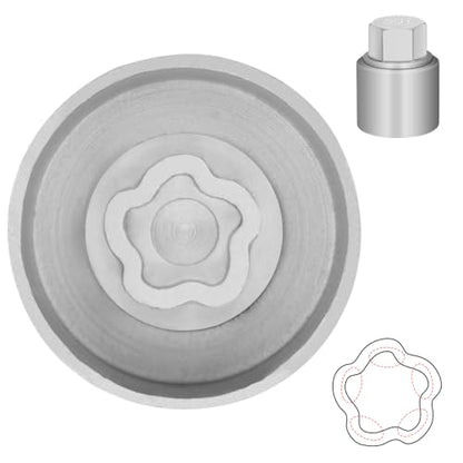 807 Wheel Locking Nut Key for Jeep Renegade Wrangler Cherokee Dodge Journey 2016-2020, 29mm Lock Bolt Inner Dia Anti-Theft Lug Nut Removal Tool - size: 807