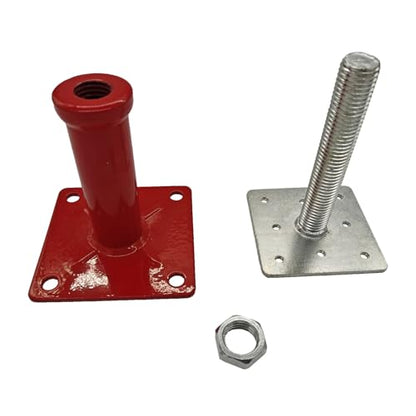 Floor Jacks,5 to 8.5 inch Adjustable Support Beam Basement Jack Post,House Floor Jacks Mini Screw Post Pole for Leveling,Galvanized (8)