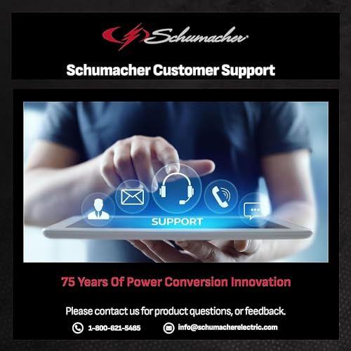 Schumacher Electric SDC371 Smart Battery Charger and Maintainer - 40A 12V DC-DC Smart Charger - Standard, AGM, Gel, Calcium & Lithium Battery Charger - Use with Solar Panels or Vehicle Alternator - style: SDC371