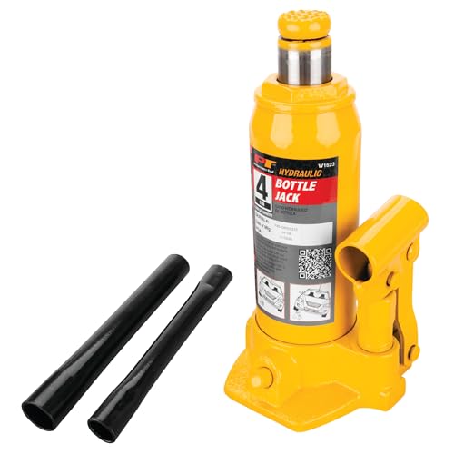 Performance Tool W1623 4-Ton (8,000 lbs.) Heavy Duty Hydraulic Bottle Jack - size: 4-Ton
