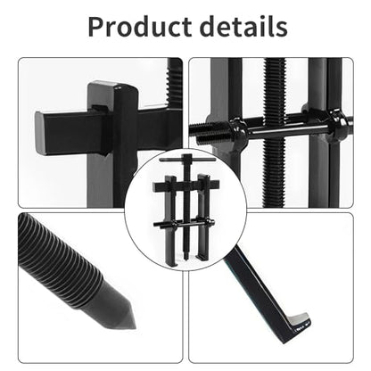 Beam 2 Jaw Puller 3.25" Bearing Gear Pullers, 220mm T-Shaped Screw | High Carbon Steel Pullers, Adjuestable Pulley Removal Tool for Bearings/Flywheels/Pulleys Remove - size: 2Jaw 3.25In 130×220MM