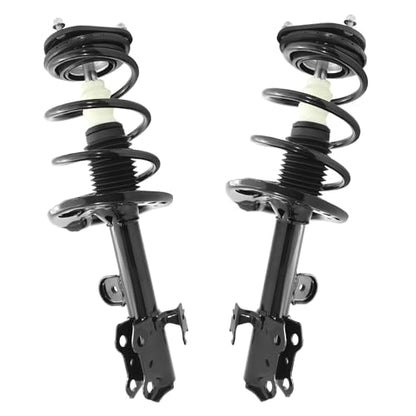 Detroit Axle - Front Struts for 2013-2018 Toyota RAV4 [Excludes Sport Package], 2014 2015 2016 2017 Struts with Coil Spring Replacement Quick Install Ready Struts Shocks Assembly - size: 11245_11246/Pair