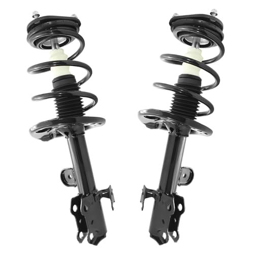 Detroit Axle - Front Struts for 2013-2018 Toyota RAV4 [Excludes Sport Package], 2014 2015 2016 2017 Struts with Coil Spring Replacement Quick Install Ready Struts Shocks Assembly - size: 11245_11246/Pair