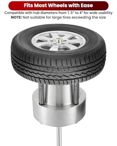 ATPEAM Portable Bubble Wheel Balancer - Heavy Duty Tire Balancing Machine for Car and Light Truck Wheel Repair