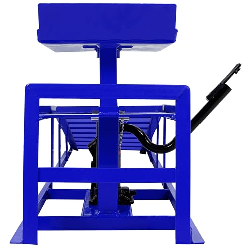2 Pack Hydraulic Car Ramps with Pedal Auto Car Truck Service Ramps Lifts Low Profile Car Lift Service Ramps Truck Trailer Garage,Height Hydraulic Vehicle Ramps 5 T 10000 LBS (Blue) - color: Blue