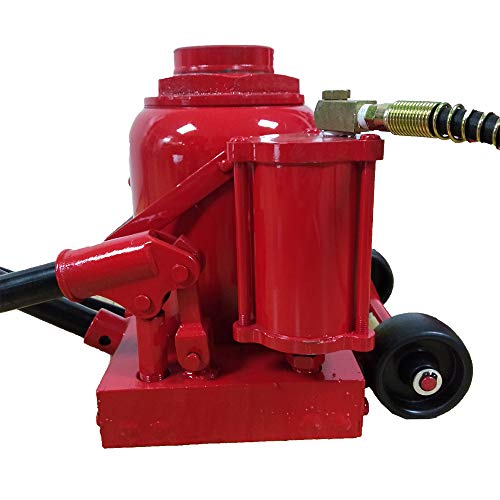 50 TON Air Hydraulic Manual Bottle Jacks Automotive Shop Axle Jacks Hoist Lift