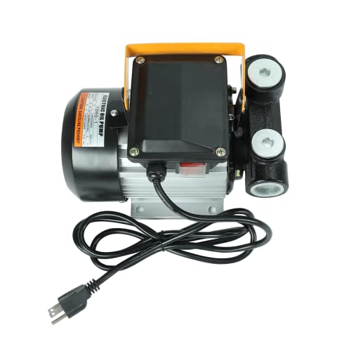 110V AC 550W Self Priming Electric Transfer Pump, 60L/min Oil Transfer Pump Fuel Diesel Kerosene Biodiesel Pumps For Vehicles, Construction Sites, Farms - style: 110V 550W