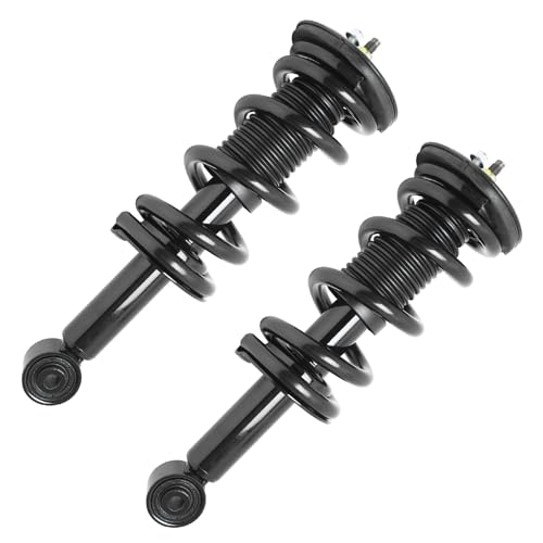 Detroit Axle - 2 Front Struts for 2012-2019 Nissan NV1500 NV2500 NV3500, Quick Complete Struts with Coil Spring Assembly 2013 2014 2015 2016 2017 2018 Replacement Suspension Ready Shocks - size: 11780x2/Pair