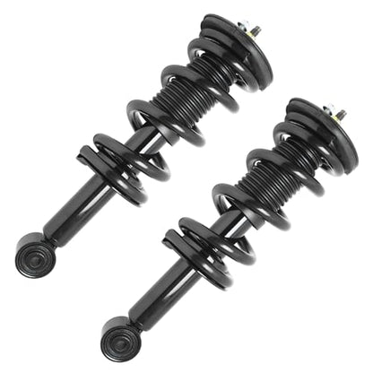 Detroit Axle - 2 Front Struts for 2012-2019 Nissan NV1500 NV2500 NV3500, Quick Complete Struts with Coil Spring Assembly 2013 2014 2015 2016 2017 2018 Replacement Suspension Ready Shocks - size: 11780x2/Pair