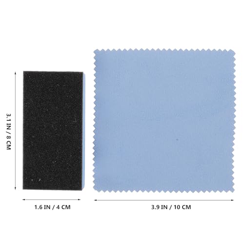 Blue Applicator Sponge Pad Set for Car Exterior and Tires, Versatile Polishing Tool with Better Grip, for Automotive Detailing Kit and Car Detailing Projects