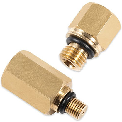 Bonbo 6.0 High Pressure Oil Pump IPR Valve Air Test Fitting Tool & Oil Rail Adapters Leak Test Kit, Fits for Ford 6.0L Powerstroke Diesel Engine (3 Pack) - size: 3PCS Set