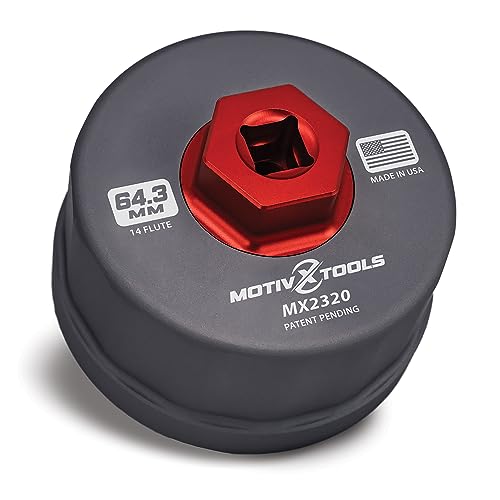 Motivx Tools Oil Filter Wrench and Drain Tool Set for Toyota & Lexus 2.0L - 5.7L Engines With Cartridge Style Oil Filter Systems