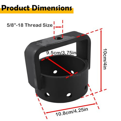 SXS CV Axle Shaft Puller Tool, 3.75 Inch CV Joint Removal Tool Compatible with ATV UTV Side by Side, Heavy-Duty Steel Bearing & Bushing Puller Head with 8 Bolts (5/8"-18 Thread)
