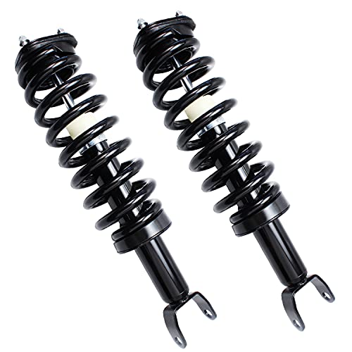 Detroit Axle - 4WD Front Struts for 2006 2007 2008 Dodge Ram 1500 Complete 2 Struts with Coil Spring Assembly Replacement Left & Right Quick Install Ready Suspension Strut Shock - size: 171111 x2/PAIR