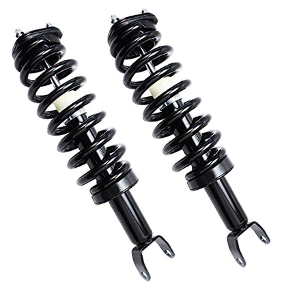 Detroit Axle - 4WD Front Struts for 2006 2007 2008 Dodge Ram 1500 Complete 2 Struts with Coil Spring Assembly Replacement Left & Right Quick Install Ready Suspension Strut Shock - size: 171111 x2/PAIR
