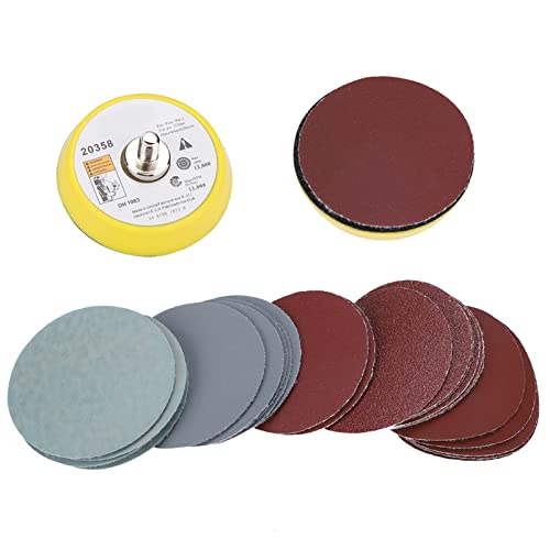 Glass Polishing Kit Cerium Oxide Powder 230g for Car Windshield Scratch Removal 7 Piece Drill Attachment Set with Wool Felt Polishing Wheel Disc Sandpaper 150 to 7000 Grit