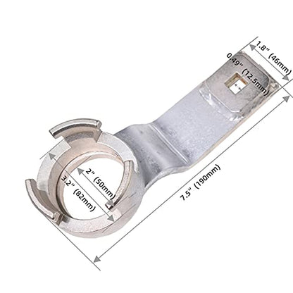Crankshaft Pulley Holder Tool Crank Pulley Holding Socket Wrench Compatible with Volvo Ford 1.8 2.0 2.3 16V