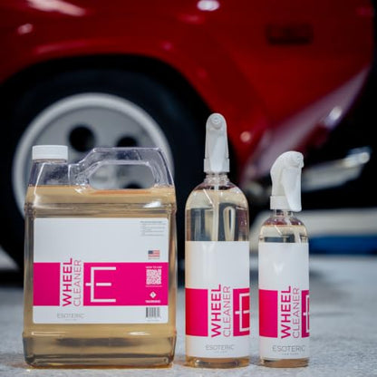 ESOTERIC Wheel Cleaner 16oz | Color Changing | Effective Iron Removing Wheel Cleaner | Safe & Versatile Brake Dust Cleaner for All Alloy, Chrome, Aluminum, and Steel Wheels - size: 16oz