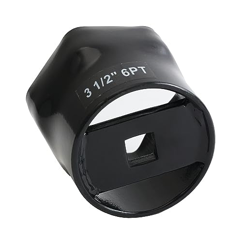 3-1/2 inch, 6-Point Truck Axle Wheel Bearing Socket, For Axle Nut Socket Set (3-1/2 Inch 6 Point) - size: 3-1/2 Inch 6 Point