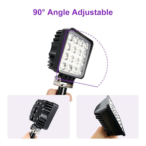 Handheld 300W UV Curing lamp Handle UV lamp, Glue Plate lamp Flaw Detection lamp for Curing Photosensitive Resin lamp 365nm/395nm/405nm UV Light for Curing (32W 395nm)