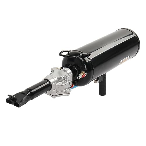 TUFFIOM 2.1 Gallon Air Tire Bead Blaster Seater w/Pressure Gauge & Handle, Wheel Trigger Seating Tool Inflator Tank for Motorcycle ATV Car, 87-116PSI Operating Pressure, Black - color: Black