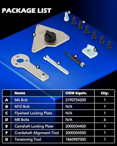 Orion Motor Tech MultiAir 1.4 Timing Tool Kit, Engine Timing Tool Kit for Fiat Alfa Romeo Punto Dodge Lancia More, 12 pc Engine Timing Belt Tool Set with Camshaft Alignment Crankshaft Locking Tools