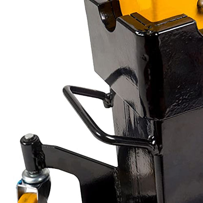 30 Ton Jack Stands - Pin Style Stand with Heavy Duty Welded Steel - 4-Caster Spider Design with Handle for Easy Positioning - Extra Safety Great for Auto Repair Garage Shop (33300)