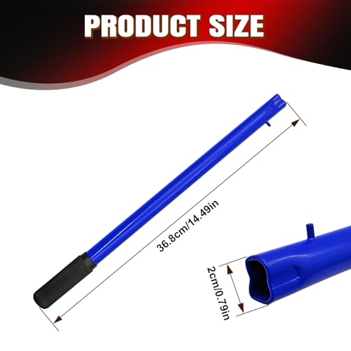 2 Ton Horizontal Hydraulic Jack Handle - Floor Jack Hydraulic Bottle Big Red Vertical Car Handle Replacement Use for Car Jack Accessories