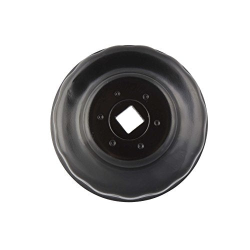 Steelman Low Profile Oil Filter Cap Wrench Socket 74mm and 76mm x 15 Flute, Heavy Duty Chrome Vanadium Steel - size: 74 Millimeter and 76 Millimeter x 15 Flute