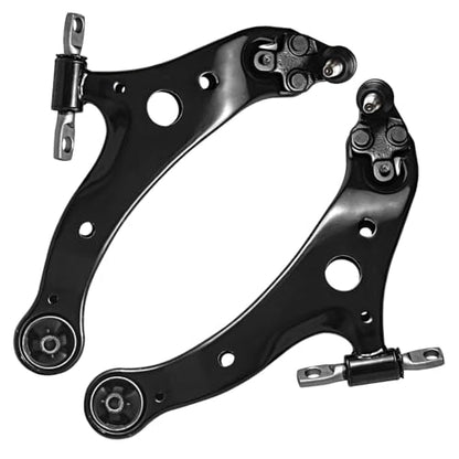 Detroit Axle - 4pc Front Struts Control Arms for 2013-2015 Toyota Avalon | [2.5L], 2 Struts with Coil Spring Assembly 2 Lower Control Arms with Ball Joints 2014 Replacement Suspension Kit - size: 4CQ472345/Big Kit
