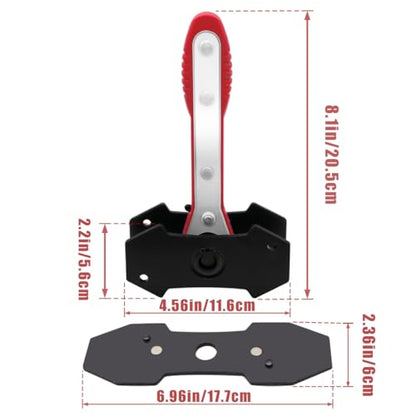 Brake Tools, Brake Caliper Tool, Brake Caliper Compression Tool | Caliper Piston Compressor Tool with 360 Degree Swing Ratchets, Brake Caliper Press Tool with Brake Caliper Hooks, Red - color: red