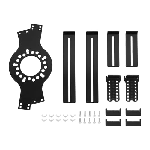 Wheel Fitment Tool Simulator Tire/Rim Size Measuring Mockup Tool | Fit 14 to 22" Wheel Diameters and 7 to 17" Wheel Widths, 5-Lug Wheel Bolt Pattern Steel Powder Coated