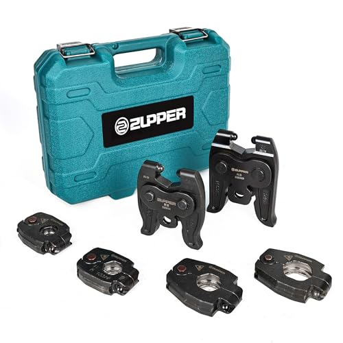 ZUPPER Press Rings Kit for 1/2" to 1-1/4" Copper Pipes ProPress fittings | 4PCS Rings, 2PCS Actuators 24R8 and 3240-R8 Suit Narrow or Angled Installation Area, fit Compact and Standard Press Tools