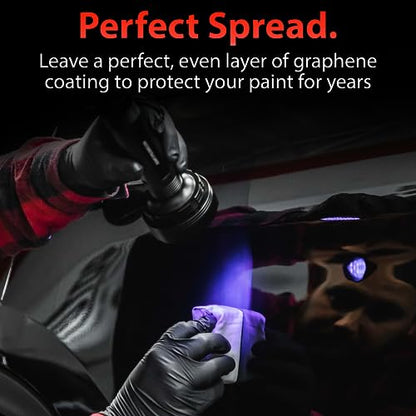 Adam's Polishes Suede Applicator (4 Pack) - Car Detailing Sponge, Use with Ceramic Spray, Graphene Coatings on Car Paint, Metal, Plastic Trim, Rubber & Glass - size: 4 Pack