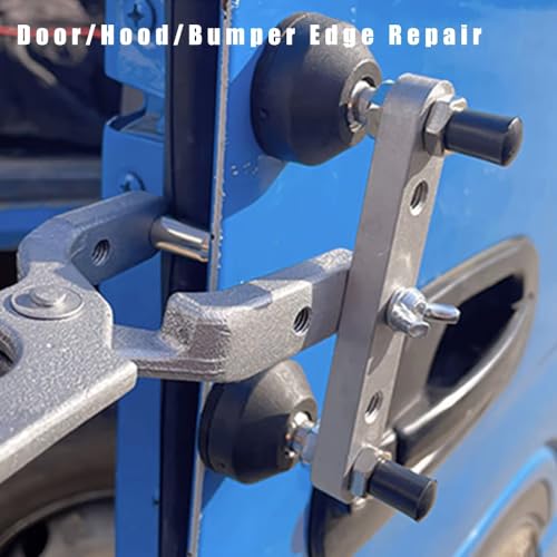 Paintless Dent Repair Kit Fender Edge Plier Heavy Duty Car Door Panel Dent Puller Fix Tool Metal Crimp Vise Auto Fender Panel Leaf Edge Pliers Repair Tools - color: Green- Pliers