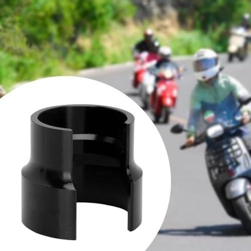 kowaku Motorcycle Rear Shock Seal Head Push Tool, CNC Aluminum Alloy for 40-50mm Shock Absorber Maintenance, Black - color: black