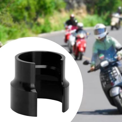 kowaku Motorcycle Rear Shock Seal Head Push Tool, CNC Aluminum Alloy for 40-50mm Shock Absorber Maintenance, Black - color: black